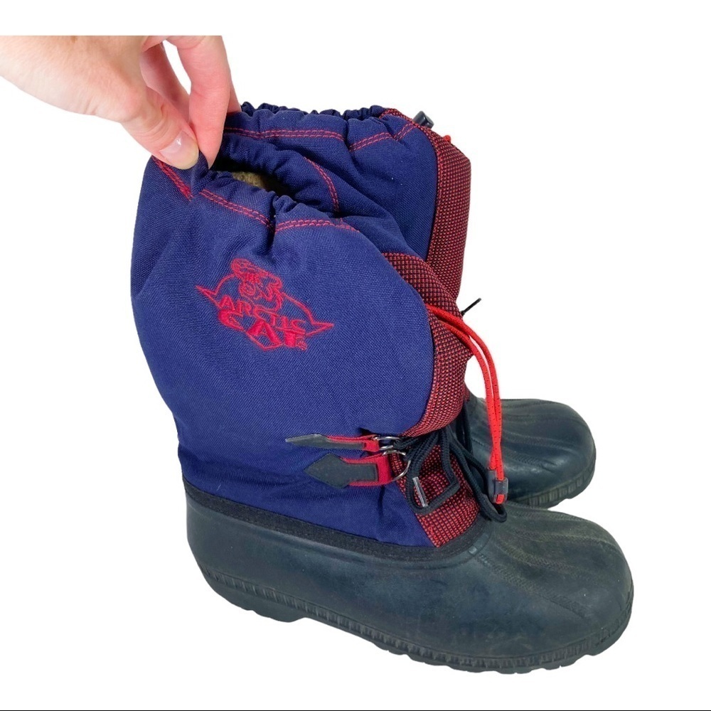 Arctic Cat blue red snow winter boots child’s 6